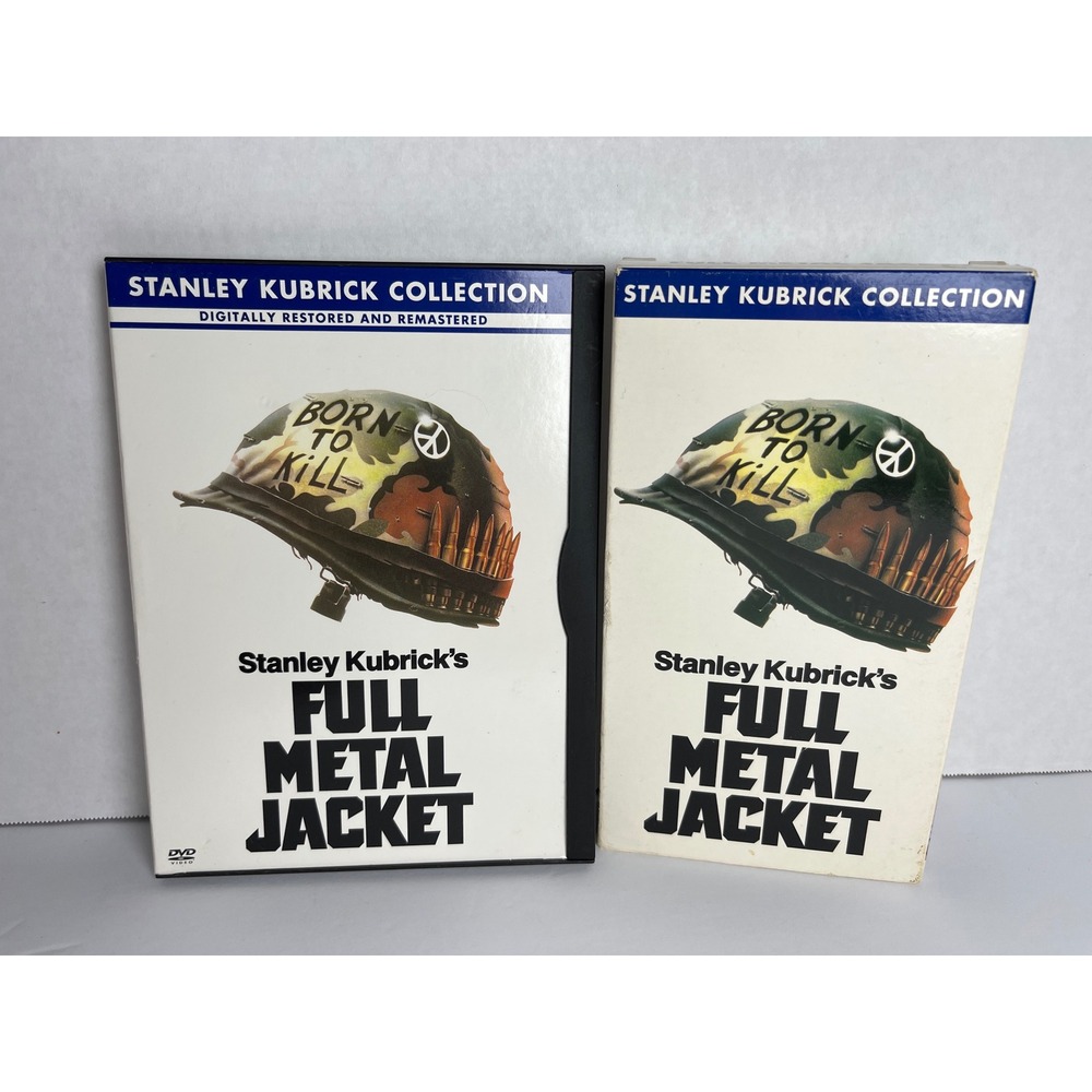 Full Metal Jacket Stanley‎ Kubrick Collection DVD and VHS Bundle Movie Lot 80s